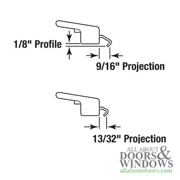 Sliding Patio Door Handleset Dual Claps White Handle Inside and Outside Pulls - Sliding Patio Door Handleset Dual Claps White Handle Inside and Outside Pulls