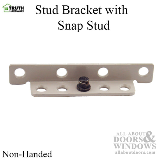 Truth 11674.92 Stud Bracket, Snap Stud included for Maxim Window Operators