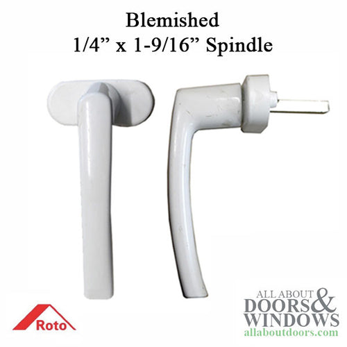 Roto  NT Standard Tilt Turn Handle, Interior with 7 x 40mm Spindle - Roto  NT Standard Tilt Turn Handle, Interior with 7 x 40mm Spindle