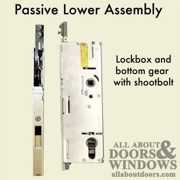 Amesbury Multipoint Lock P2000 Passive Lower Assembly With Rhino Hook Receptacle - Amesbury Multipoint Lock P2000 Passive Lower Assembly With Rhino Hook Receptacle