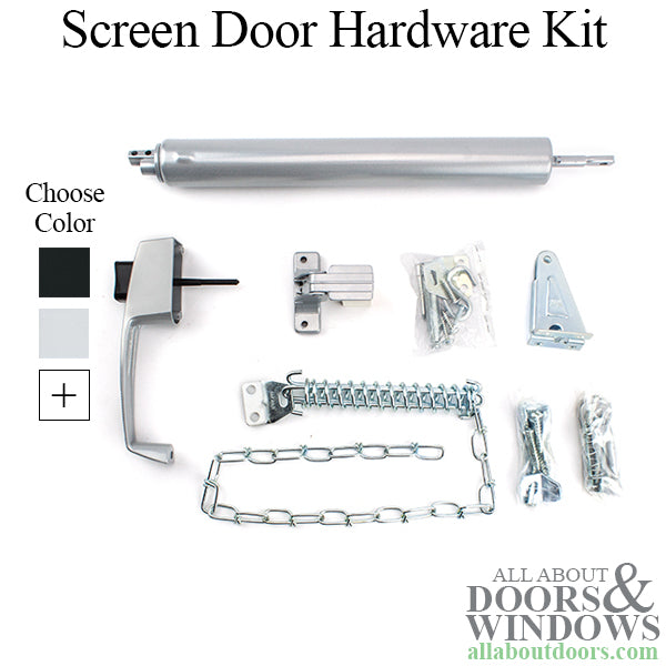 Storm Door Hardware with Handle - Storm Door Hardware with Handle