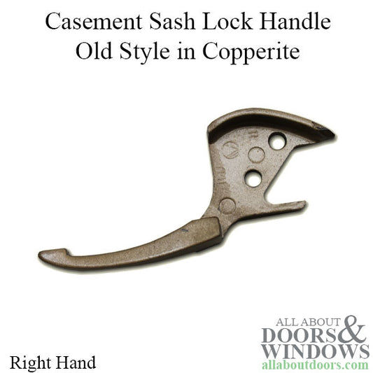 Casement Sash Lock Handle - Right Hand (Old Style) Choose Color