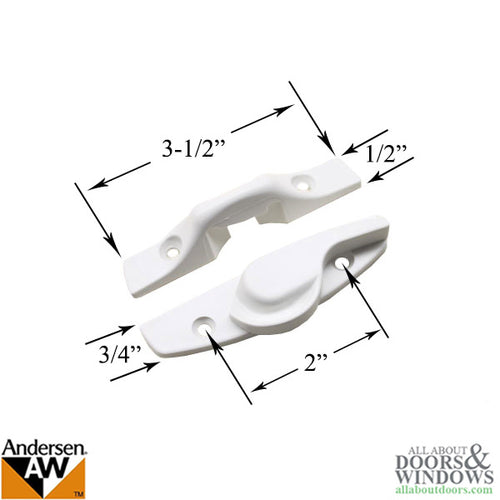 Andersen Sash Lock Kit For Double Hung and Single Hung Window Includes Sash Latch Keeper Screw - Andersen Sash Lock Kit For Double Hung and Single Hung Window Includes Sash Latch Keeper Screw