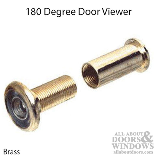 Door Viewer - 180 Degree - Brass