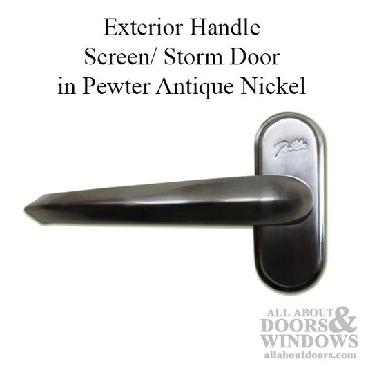 Pella Exterior Handle Screen / Storm Door - Choose Color