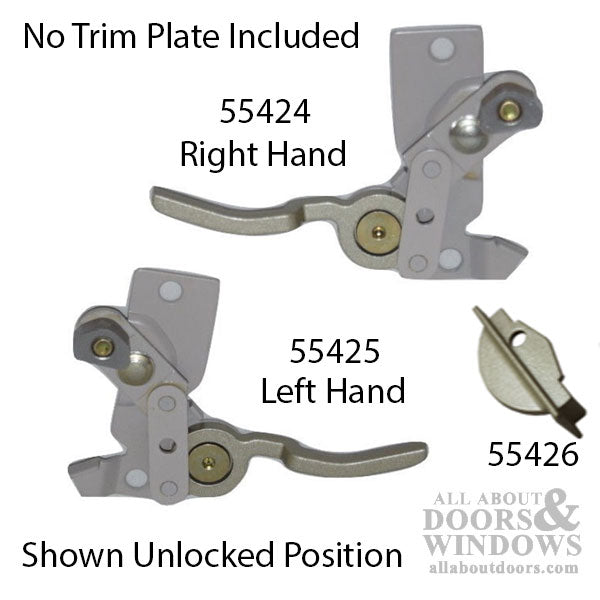 Truth EntryGard Concealed Master Lock Lever No Cover Plate Right Hand Goldtone - Truth EntryGard Concealed Master Lock Lever No Cover Plate Right Hand Goldtone
