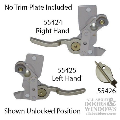 Truth EntryGard Concealed Master Lock Lever No Cover Plate Right Hand Goldtone - Truth EntryGard Concealed Master Lock Lever No Cover Plate Right Hand Goldtone