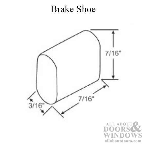 Brake Shoe, Graham used with 62512 - Brake Shoe, Graham used with 62512