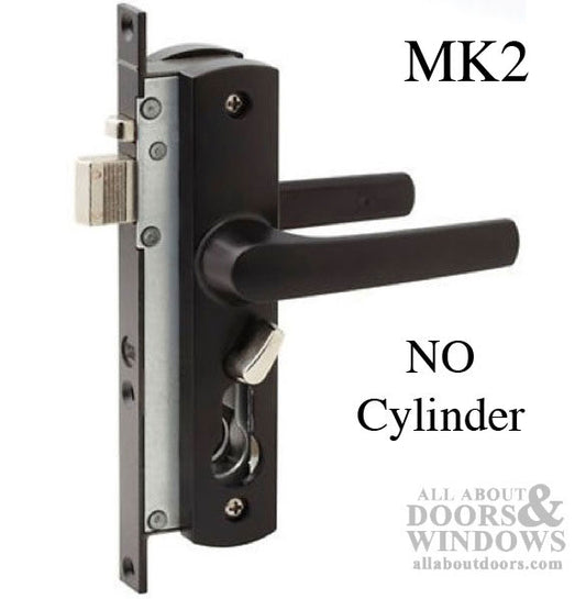 Tasman MK2 Mortise Lock,  Double Keyed - Black