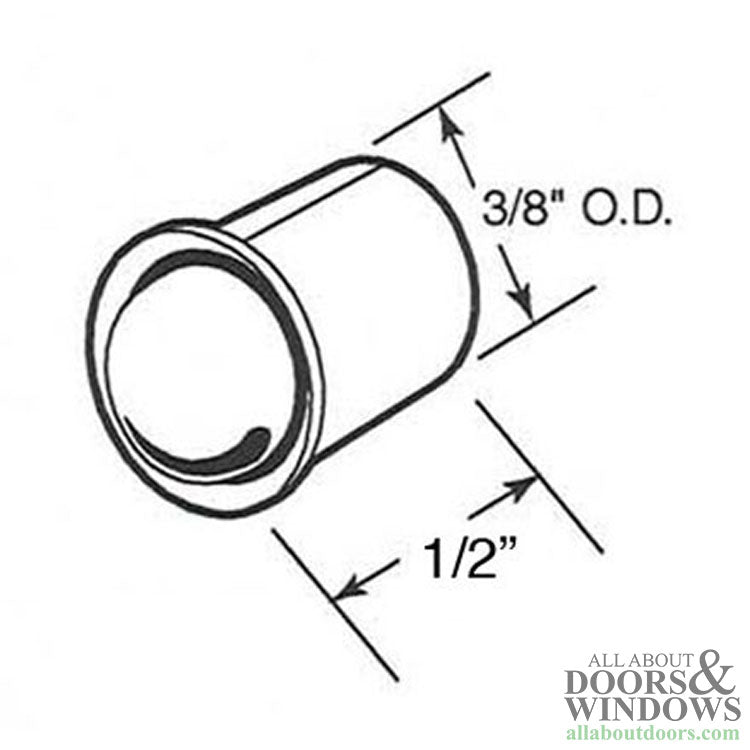 Bullet Catch, Mini 3/8 diameter, 1/2 length, 3/16 projection - Bullet Catch, Mini 3/8 diameter, 1/2 length, 3/16 projection