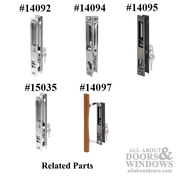 Diescast Keeper for Sliding Patio Door Narrow 1-11/16