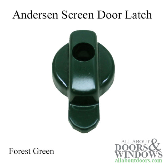 Andersen Screen Door Latch For Andersen Patio Doors Forest Green Screen Latch