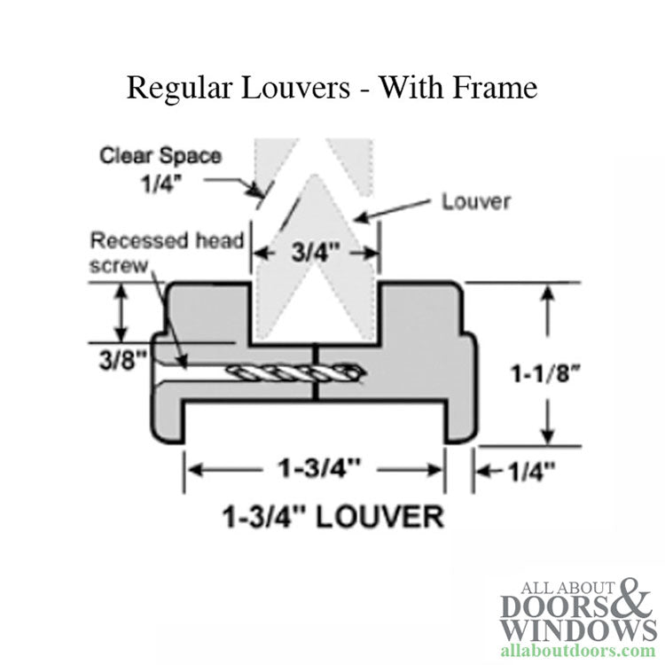 20 x 24  Wood Louver  Insert for 1-3/4