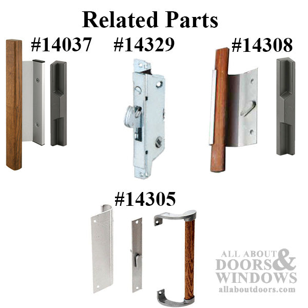 Adams Rite Mortise lock Vertical Slot, Sliding Patio Door Angled Body - Steel - Adams Rite Mortise lock Vertical Slot, Sliding Patio Door Angled Body - Steel