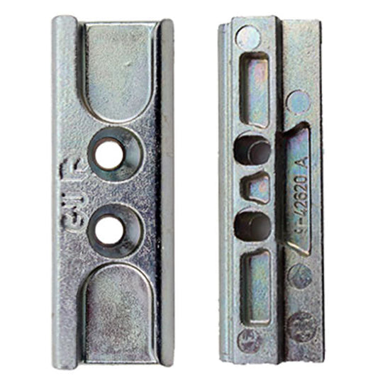 GU Euro Groove Locking Plate, 5/8" Width