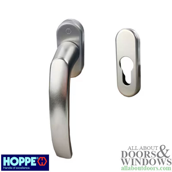 Hoppe Tilt Turn Handles  Luxembourg   Silver - Hoppe Tilt Turn Handles  Luxembourg   Silver