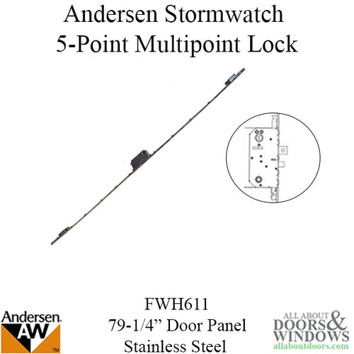 Andersen Stormwatch 5-Point Lock AP/PA - FWH611  Door - Andersen Stormwatch 5-Point Lock AP/PA - FWH611  Door