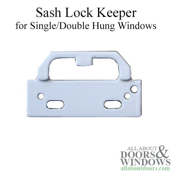 Sash Lock Keeper for Single/Double Hung Windows - Choose Color - Sash Lock Keeper for Single/Double Hung Windows - Choose Color