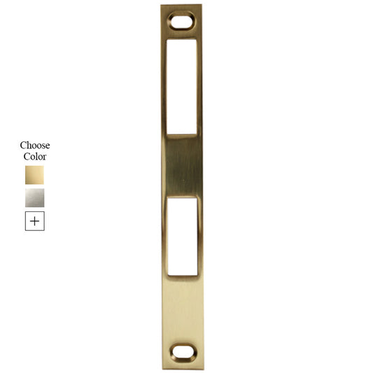 Larson Latch and Deadbolt Strike Plate - 3/4 x 6-1/2 Inches