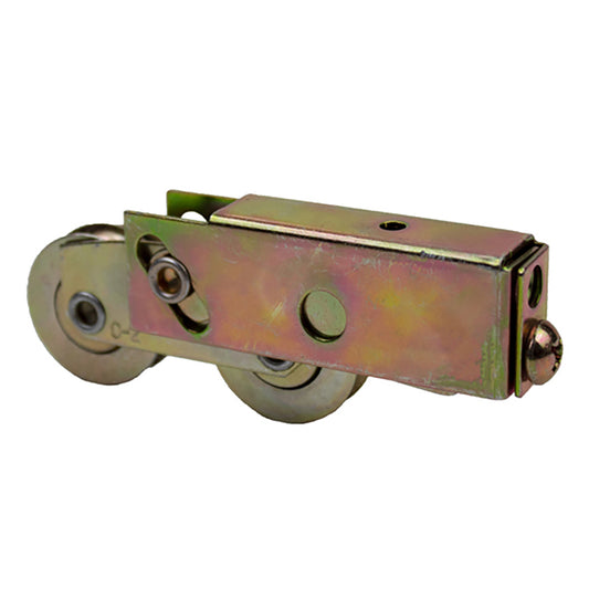 Sliding Patio Door Roller Two Wheel Glass Door Roller 1.25 Inch Door Roller Plain Back Steel Housing