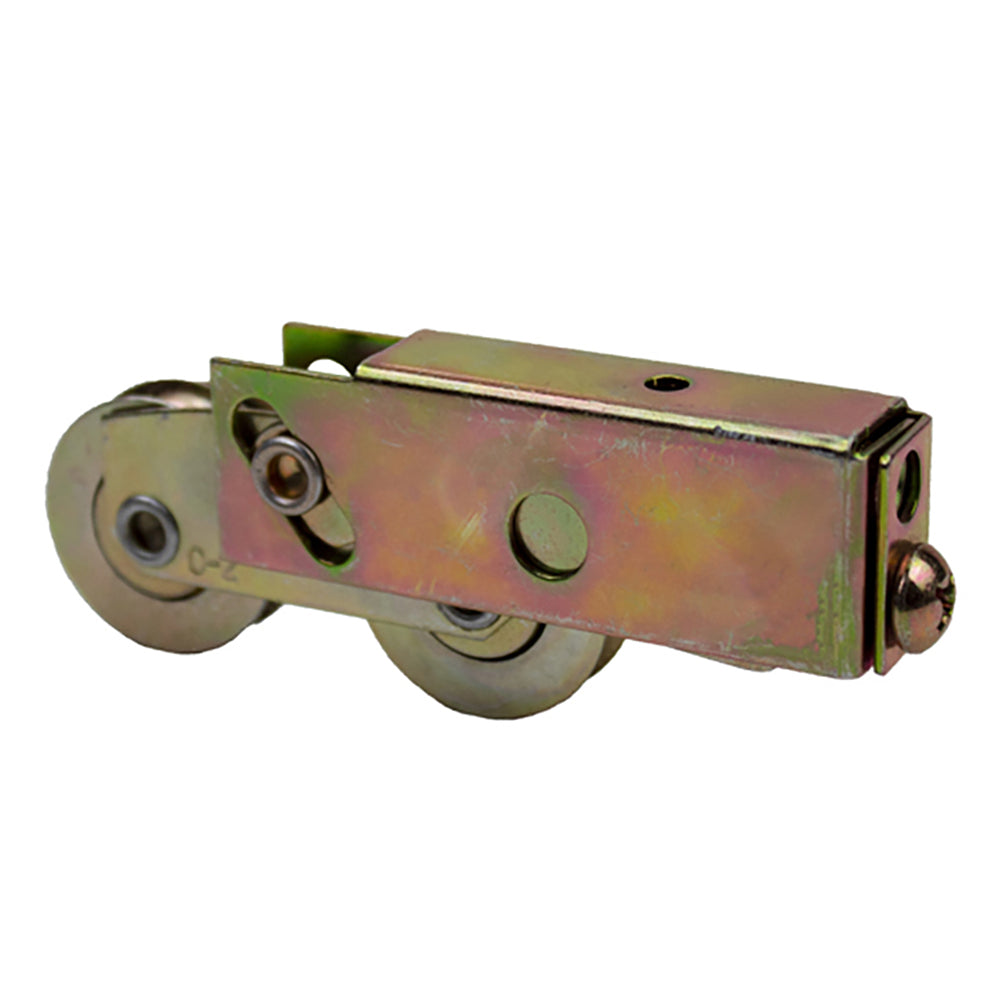 Sliding Patio Door Roller Two Wheel Glass Door Roller 1.25 Inch Door Roller Plain Back Steel Housing - Sliding Patio Door Roller Two Wheel Glass Door Roller 1.25 Inch Door Roller Plain Back Steel Housing