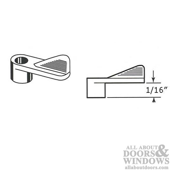 Window Screen Clip 1/16” Offset 12 Pack - Window Screen Clip 1/16” Offset 12 Pack