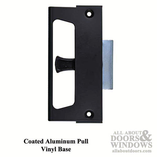 Non-Handed Clamp Style Latch & Pull for Sliding Screen Door - Black - Non-Handed Clamp Style Latch & Pull for Sliding Screen Door - Black