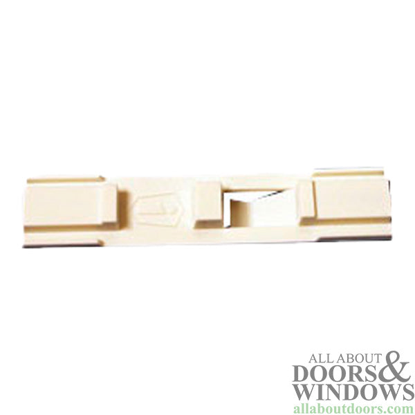 Astragal Slide Bolt / Flush Bolt - White - Astragal Slide Bolt / Flush Bolt - White