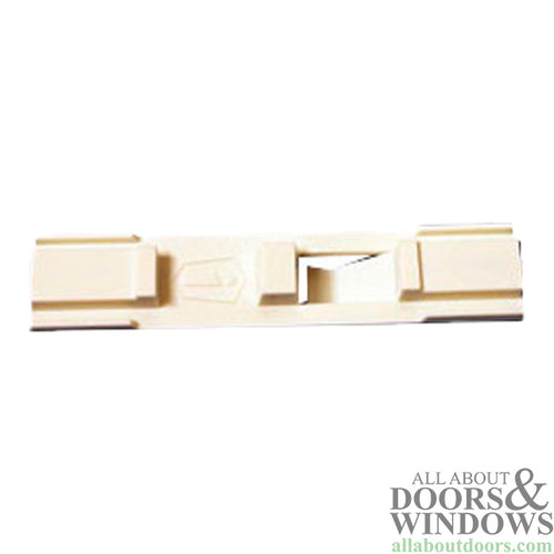 Astragal Slide Bolt / Flush Bolt - White - Astragal Slide Bolt / Flush Bolt - White