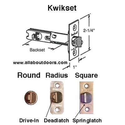 Kwikset Deadlatch, 2-3/8 Radius Face,  Entry Door - 26D - Kwikset Deadlatch, 2-3/8 Radius Face,  Entry Door - 26D