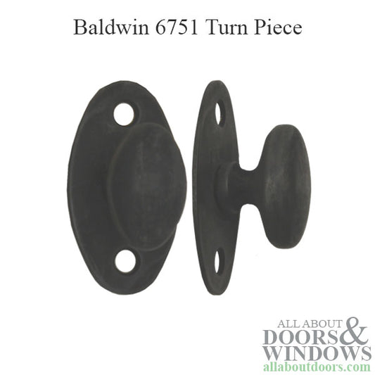 Baldwin 6751 Turn Piece - Oil Rubbed Bronze