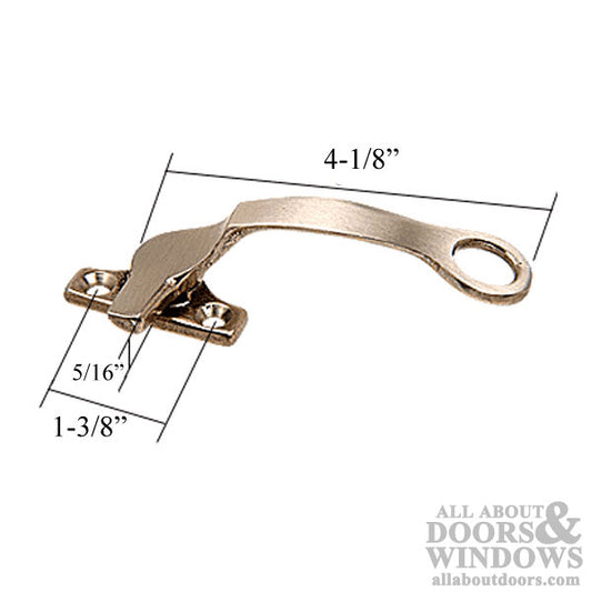 Locking Handle, Casement, 1-3/8”, RH  BZ Ring Type