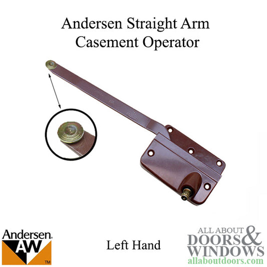 Andersen 2420 Casement Operator, 7-1/2" arm Left Hand, 1945-1960 - Bronze