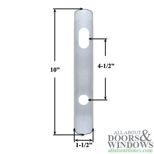 Newbury Active Exterior Escutcheon Plate Oil Rubbed Bronze - Newbury Active Exterior Escutcheon Plate Oil Rubbed Bronze