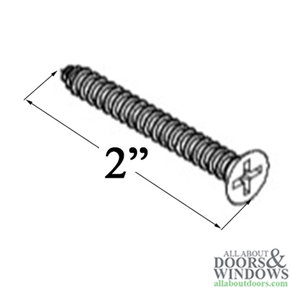 10 x 2 Flat Head Type-A Screw, Phillips Drive - 10 x 2 Flat Head Type-A Screw, Phillips Drive