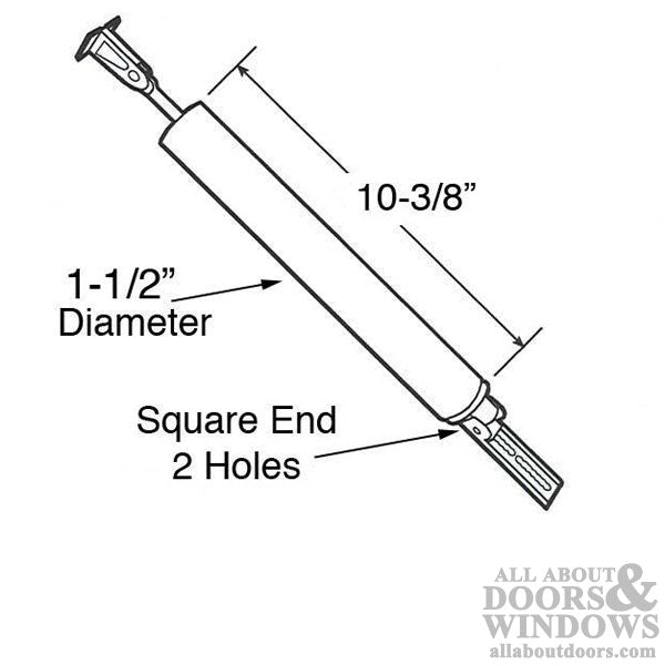 Heavy Duty Storm Door Closer 1.5 Inch Diameter - Heavy Duty Storm Door Closer 1.5 Inch Diameter