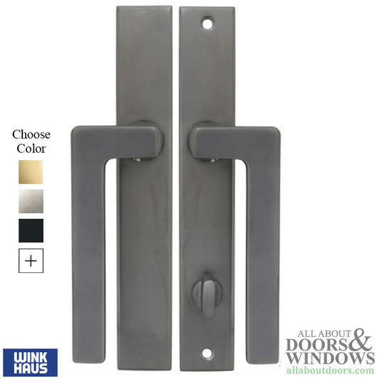 Miami Style Sliding Patio Door Handle Set, Non Keyed, Left Hand