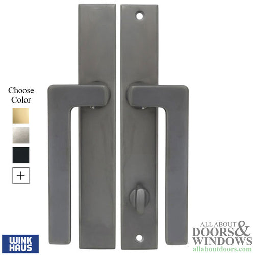 Miami Style Sliding Patio Door Handle Set, Non Keyed, Left Hand - Miami Style Sliding Patio Door Handle Set, Non Keyed, Left Hand