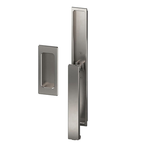 HOPPE Folding Handle and Pull for Lift and Slide Door System - Alpine Frost - HOPPE Folding Handle and Pull for Lift and Slide Door System - Alpine Frost