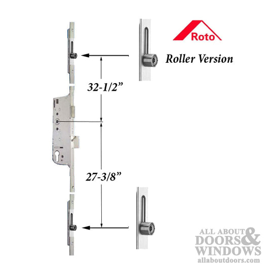 Roto Roller Multi-Point Lock 45/92 ; 79" - Discontinued, SEE NOTES