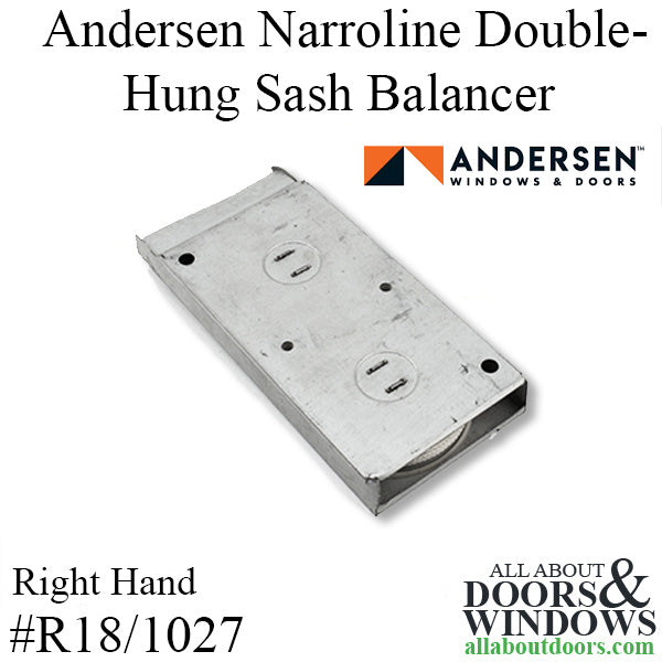 Andersen Perma-Shield Narroline Double-Hung Counter Balancer - R18/1027 - Andersen Perma-Shield Narroline Double-Hung Counter Balancer - R18/1027