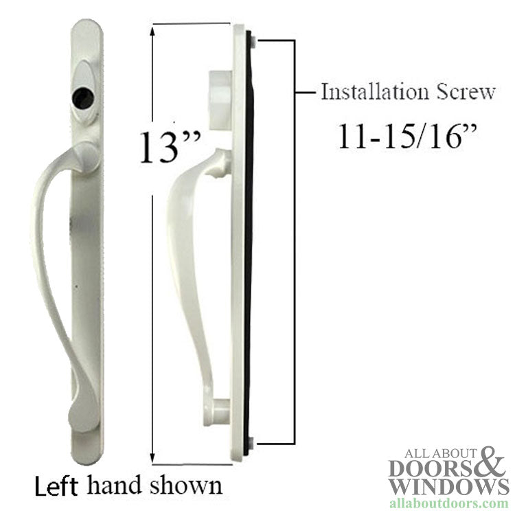 Elevate series, Sliding French Door handle,  Exterior Active Keyed, Left Hand - Elevate series, Sliding French Door handle,  Exterior Active Keyed, Left Hand