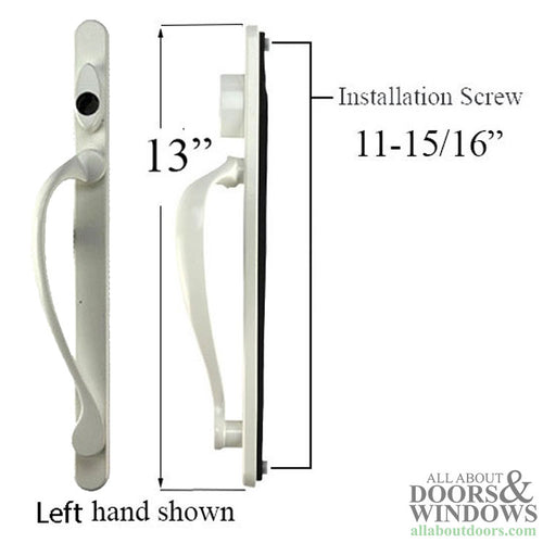 Elevate series, Sliding French Door handle,  Exterior Active Keyed, Left Hand - Elevate series, Sliding French Door handle,  Exterior Active Keyed, Left Hand