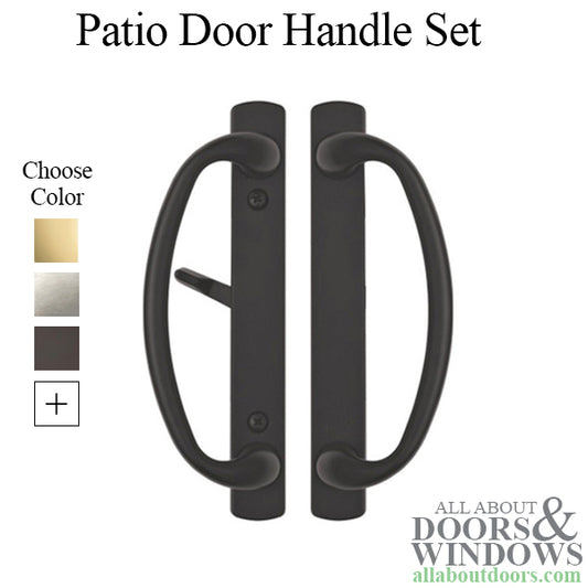 Non-Keyed Charlotte Privacy Sliding Door Handle Set