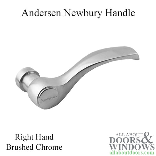 Andersen Newbury Handle, Right Hand - Brushed Chrome - Andersen Newbury Handle, Right Hand - Brushed Chrome