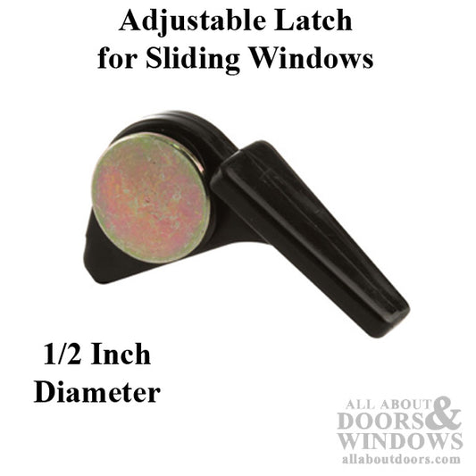 Latch - Vinyl and Aluminum Sash Hardware, Plastic - Black