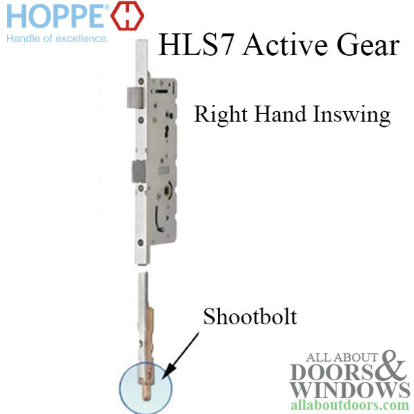 HLS7 16mm Active Gear 45/92, RH Shootbolt  25mm - HLS7 16mm Active Gear 45/92, RH Shootbolt  25mm