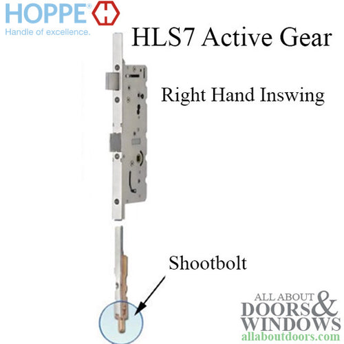 HLS7 16mm Active Gear 45/92, RH Shootbolt  25mm - HLS7 16mm Active Gear 45/92, RH Shootbolt  25mm