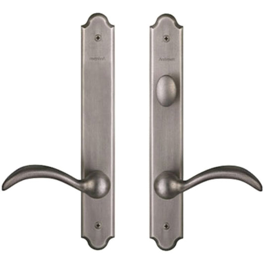 Hardware Kit, Double Door, Encino, Active / Passive - Distressed Nickel