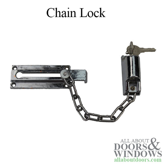 Chain Lock - Keyed - Chrome